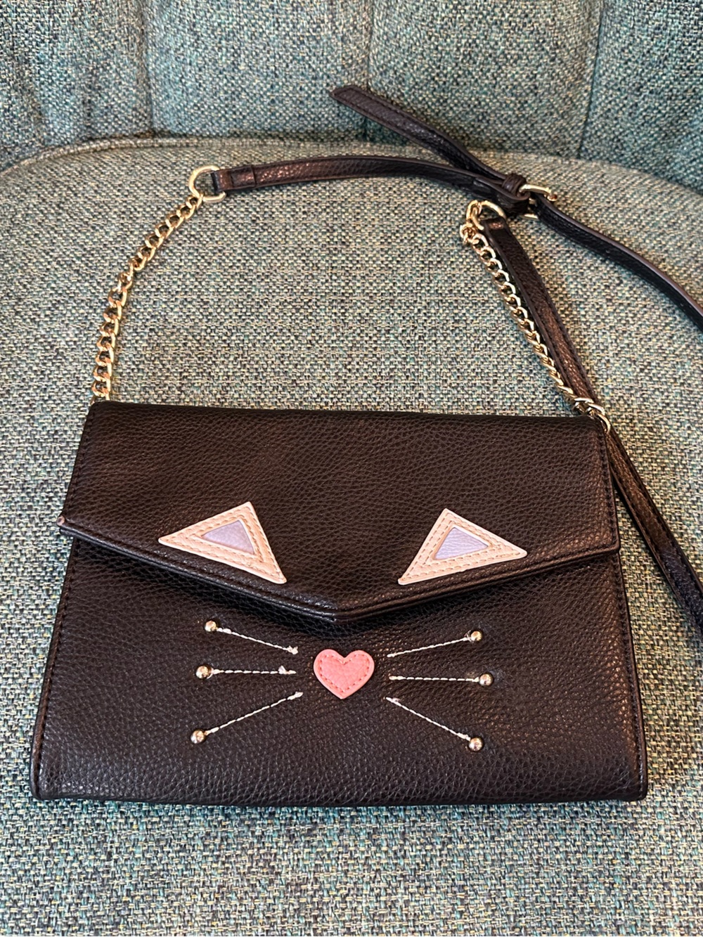 Black Cat crossbody handbag - NWOT